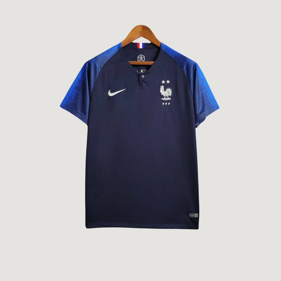 France - Maillot Rétro 2018 - Bleu