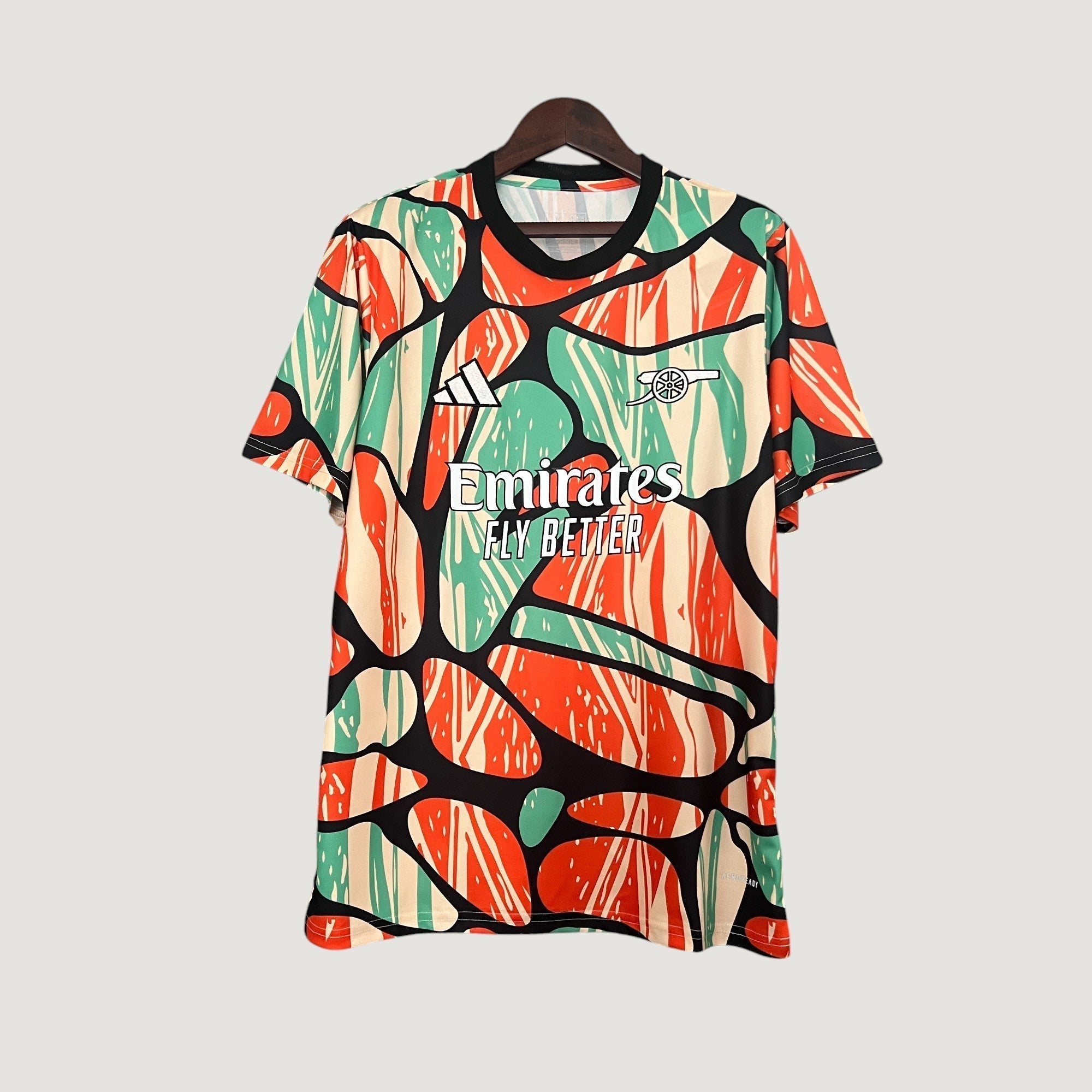 Arsenal - 24/25 Pre-Match Kit - Orange, Black, Green