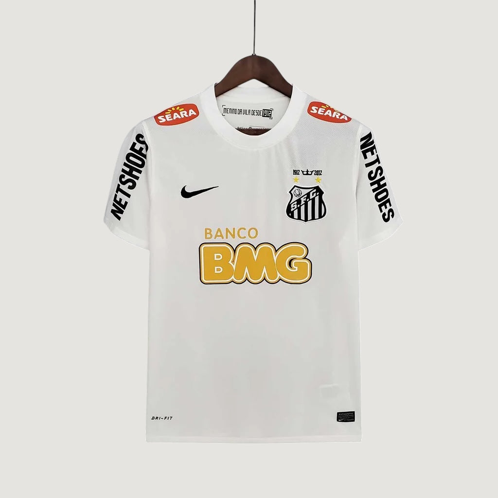 Santos - Maillot Rétro Domicile 11/12 - Blanc