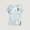 Brésil – Maillot Concept 25/26 – Blanc & Gris