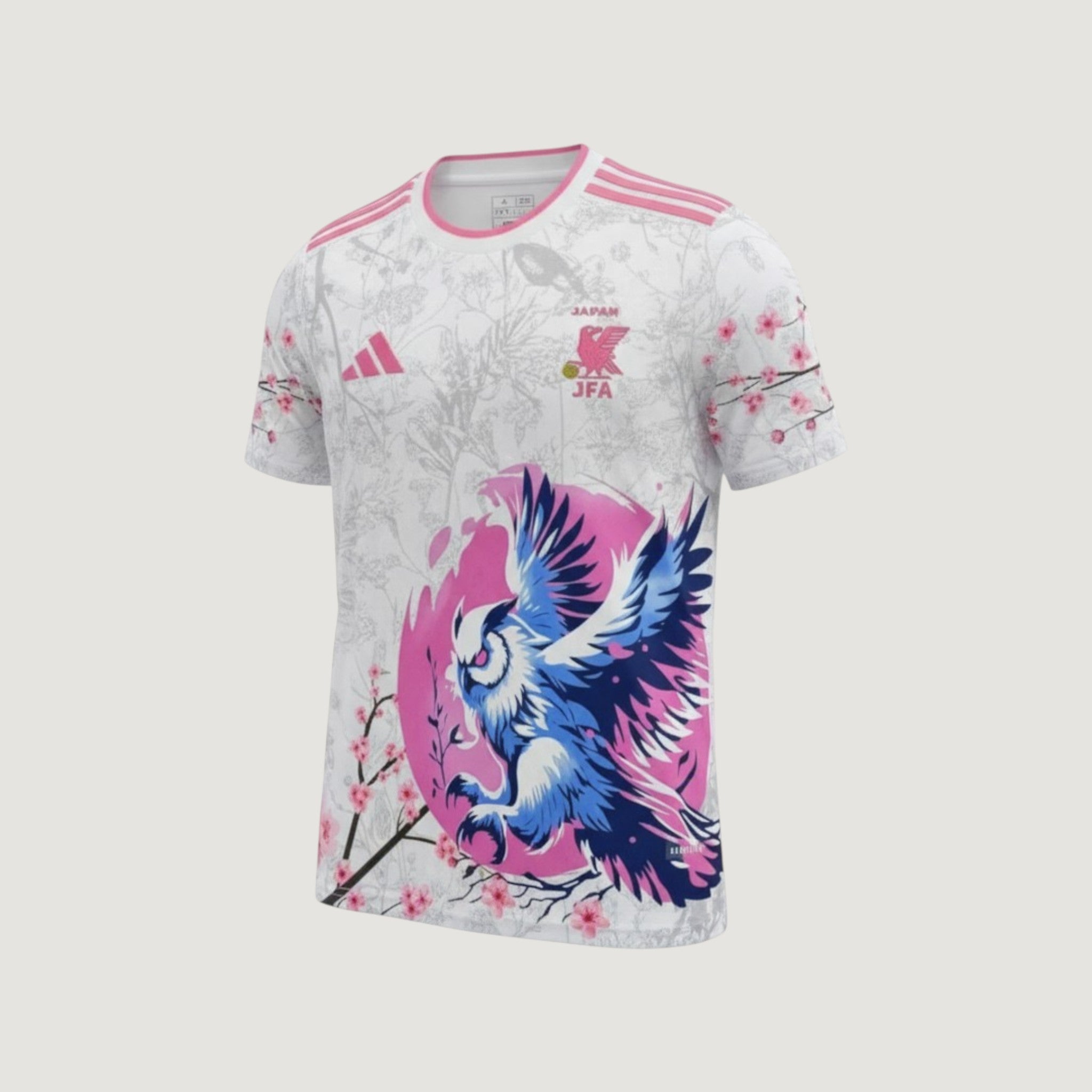 Japon – Maillot Concept 25/26 – Blanc & Rose Sakura