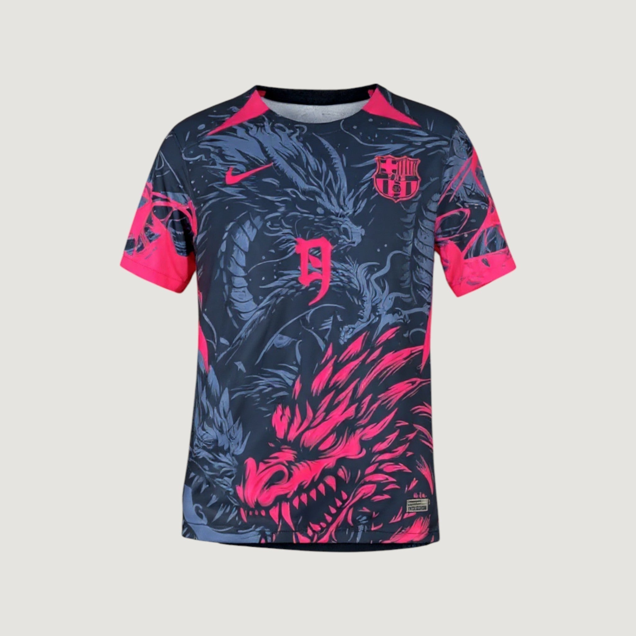 FC Barcelone – Maillot Édition Spéciale Dragon 25/26 – Noir & Rose
