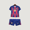 FC Barcelona – Children's Home Kit 25/26 – Blue &amp; Red