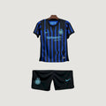 Inter Milan – Children's Home Kit 25/26 – Black &amp; Blue