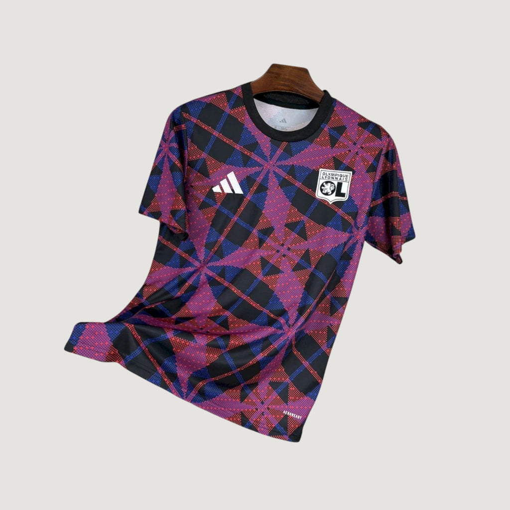 Olympique Lyonnais – 25/26 Pre-Match Jersey – Purple &amp; Black