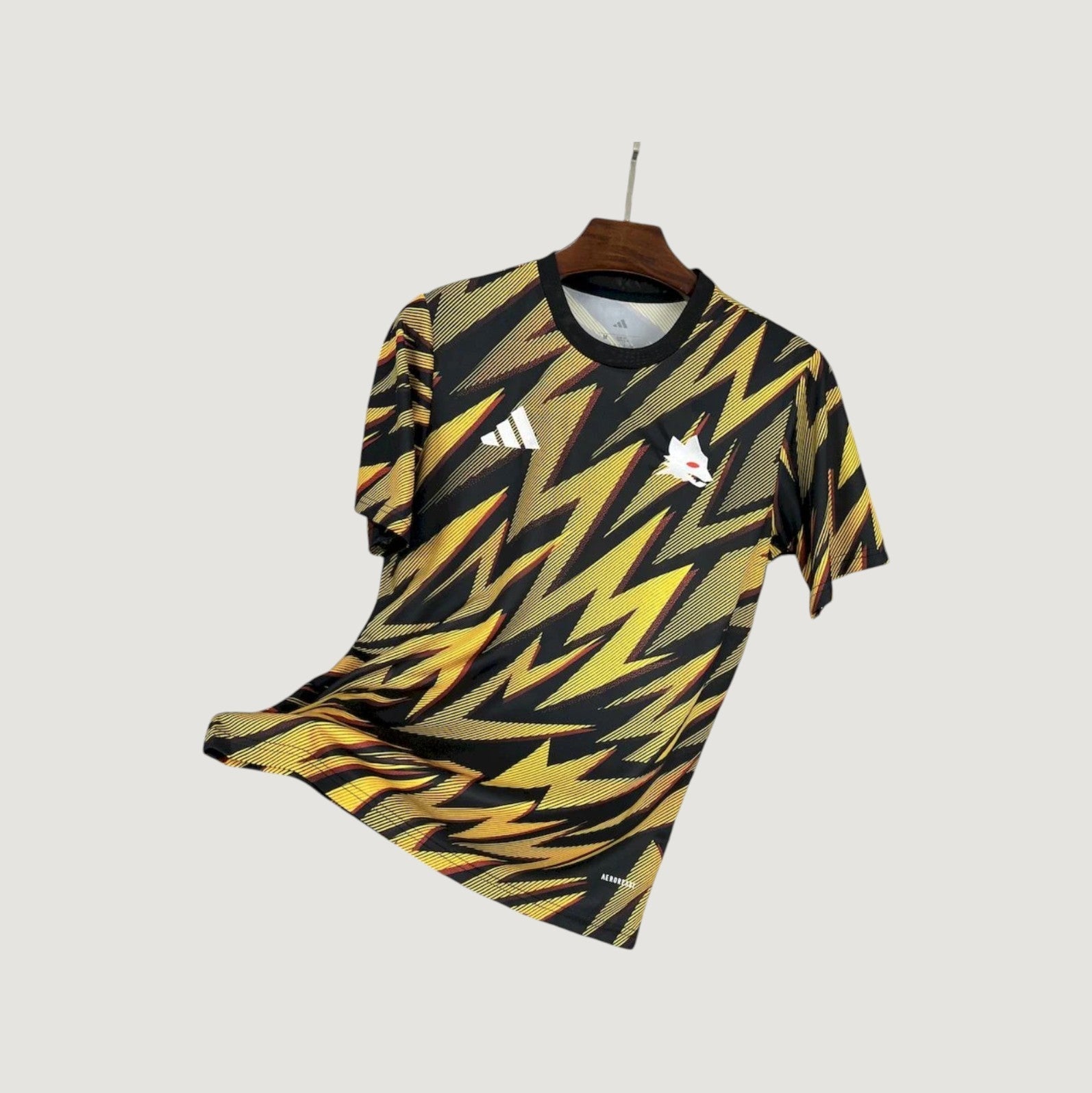 AS ROMA – Pre-Match Jersey 25/26 – Black &amp; Yellow