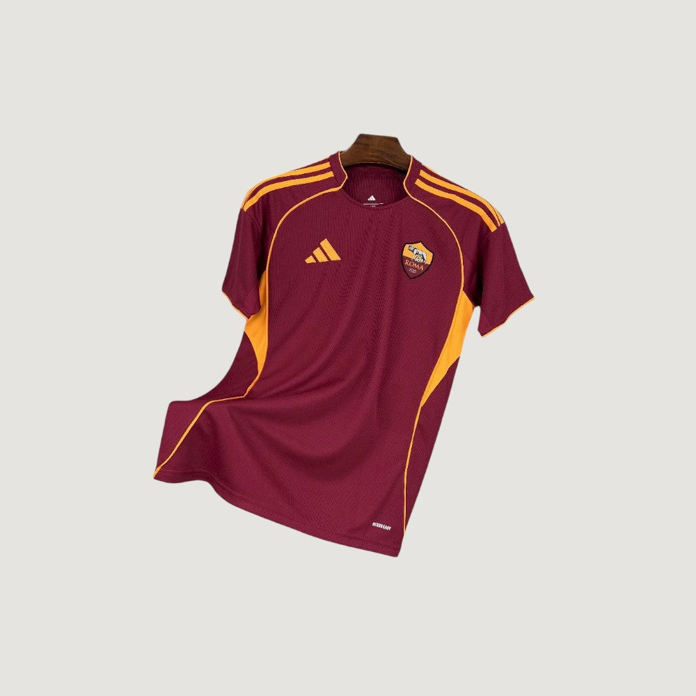AS Roma – Home Kit 25/26 – Burgundy &amp; Yellow