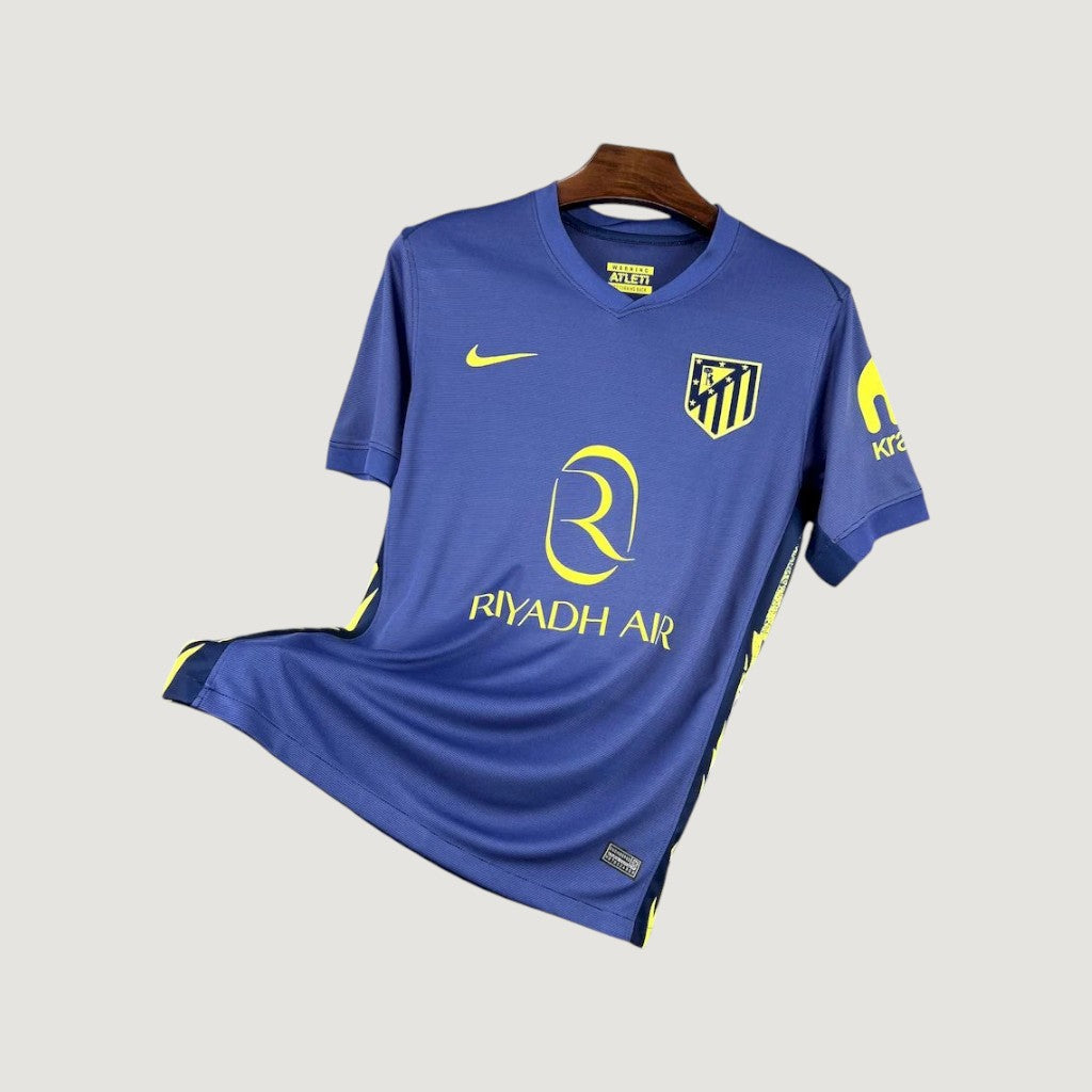 Atlético Madrid – Away Kit 25/26 – Blue &amp; Yellow