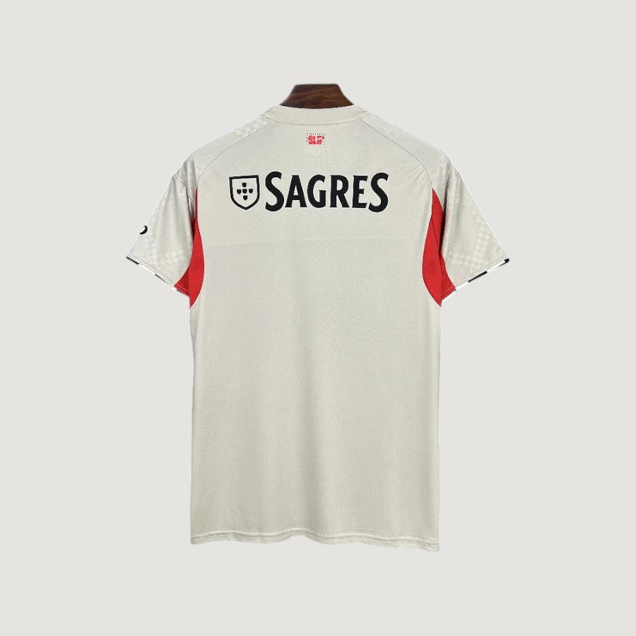 Benfica – Maillot Extérieur 25/26 – Beige & Rouge