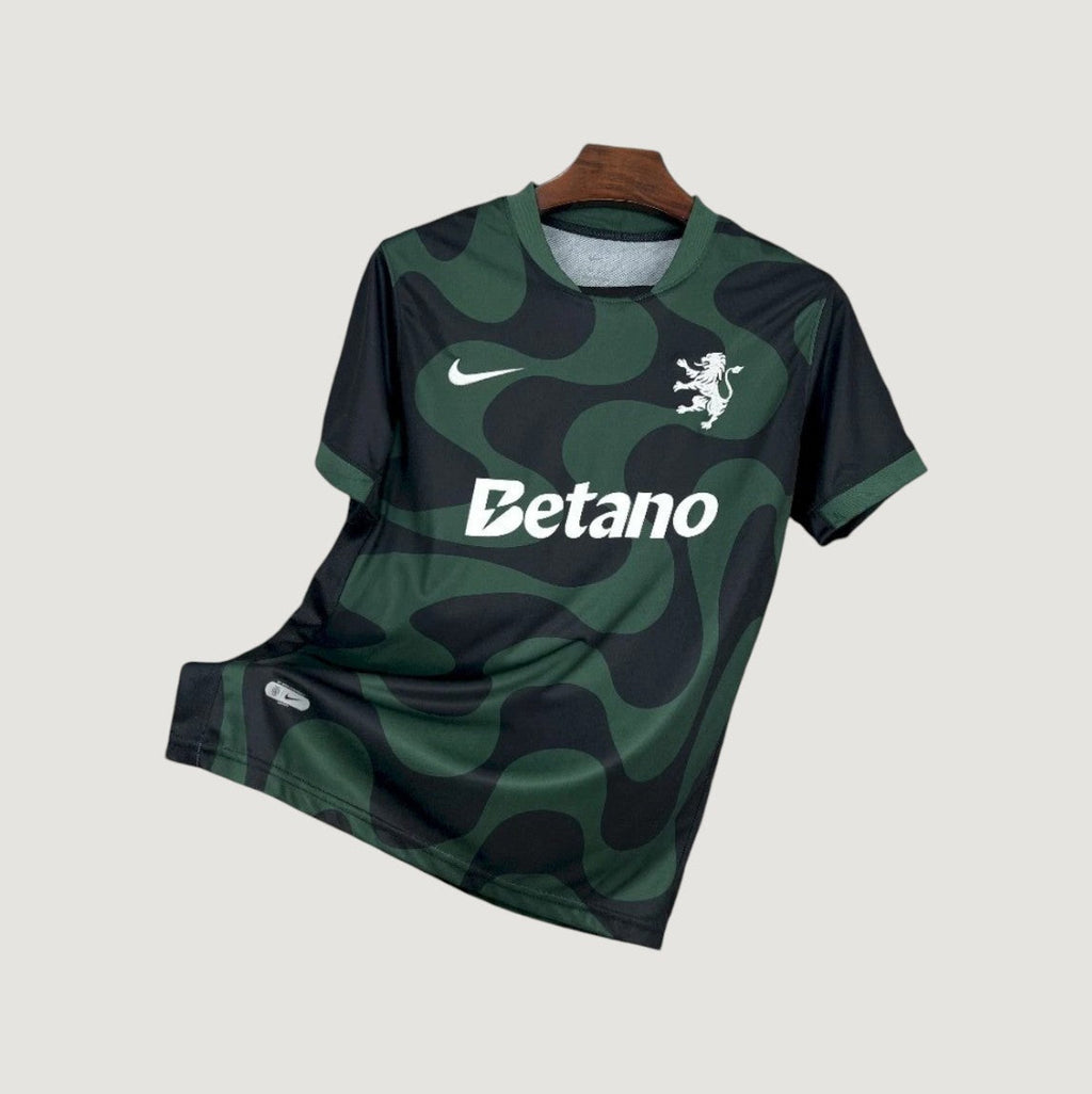 Sporting Portugal – Away Shirt 25/26 – Green &amp; Black