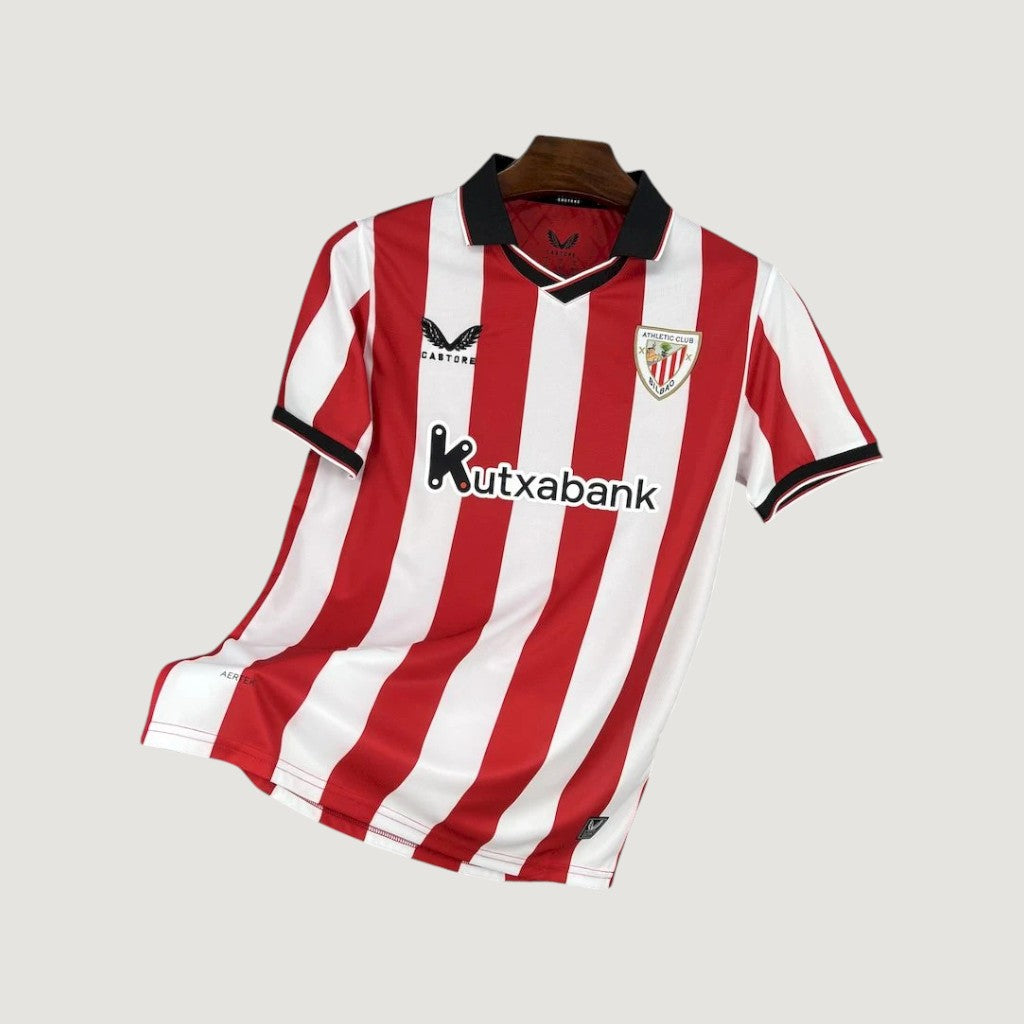 Athletic Bilbao – Home Shirt 25/26 – Red &amp; White
