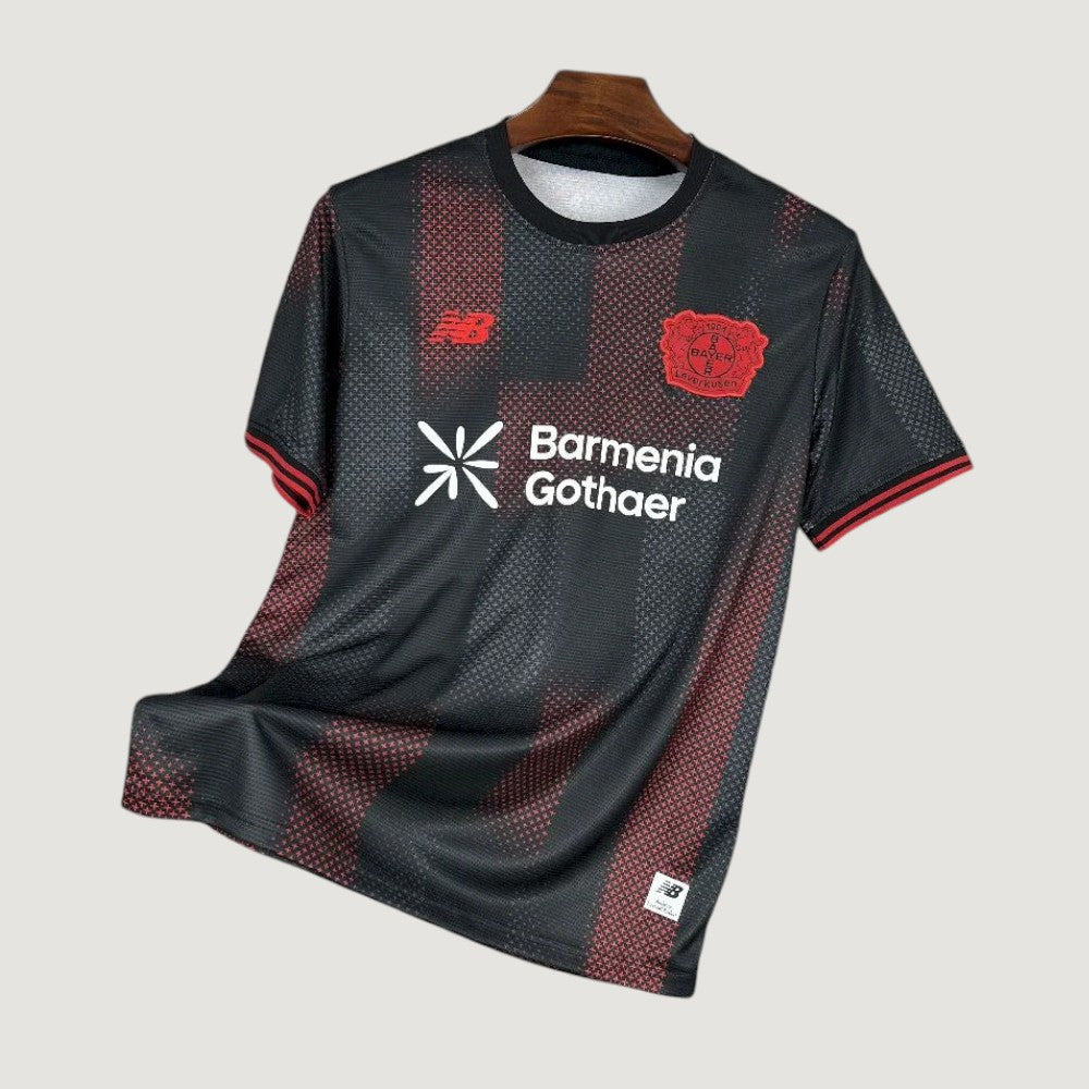Bayer Leverkusen – Home Shirt 25/26 – Black &amp; Red