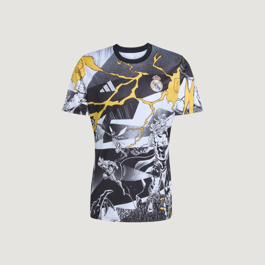 Real Madrid – 25/26 Concept Kit – Black, White &amp; Yellow