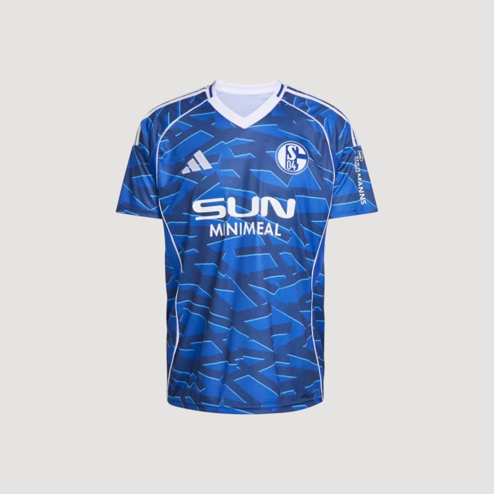 Schalke 04 – Maillot Domicile 25/26 – Bleu Royal & Blanc